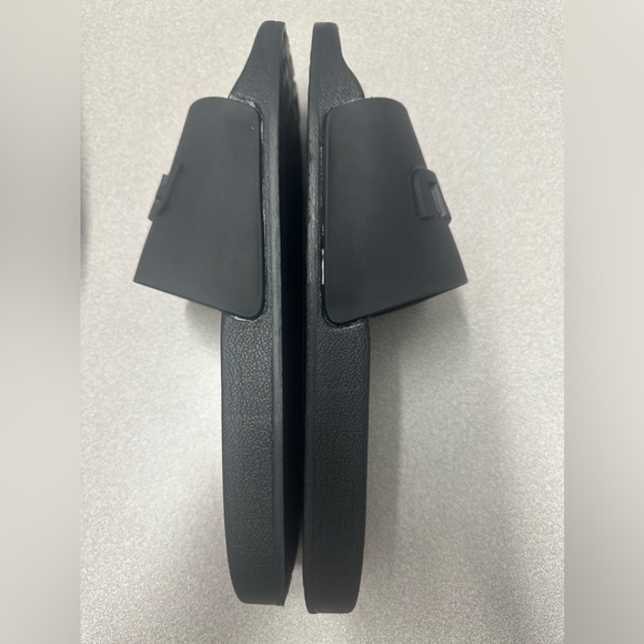 FUBU Men’s Athletic Sport Cushion Court Slide Sandals Black Size 13 - Picture 3 of 7